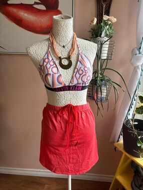 Lacoste Coral Drawstring Skirt